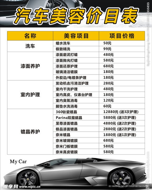 安庆汽车美容工资多少